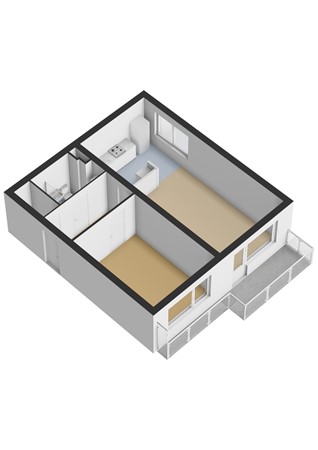 Floorplan - In De Poldermolen, 1115 GR Duivendrecht